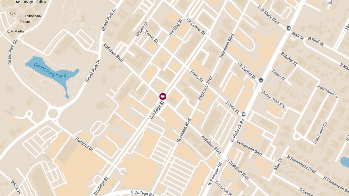 Major Crash with Injuries at Coolidge St & Audubon St