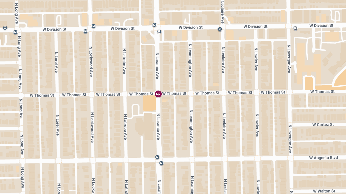 Man Injured in Crash Near N Laramie Ave & W Thomas St