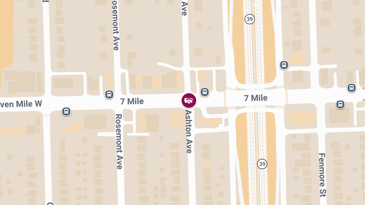 Man Injured in Crash at Ashton St & W Seven Mile Rd