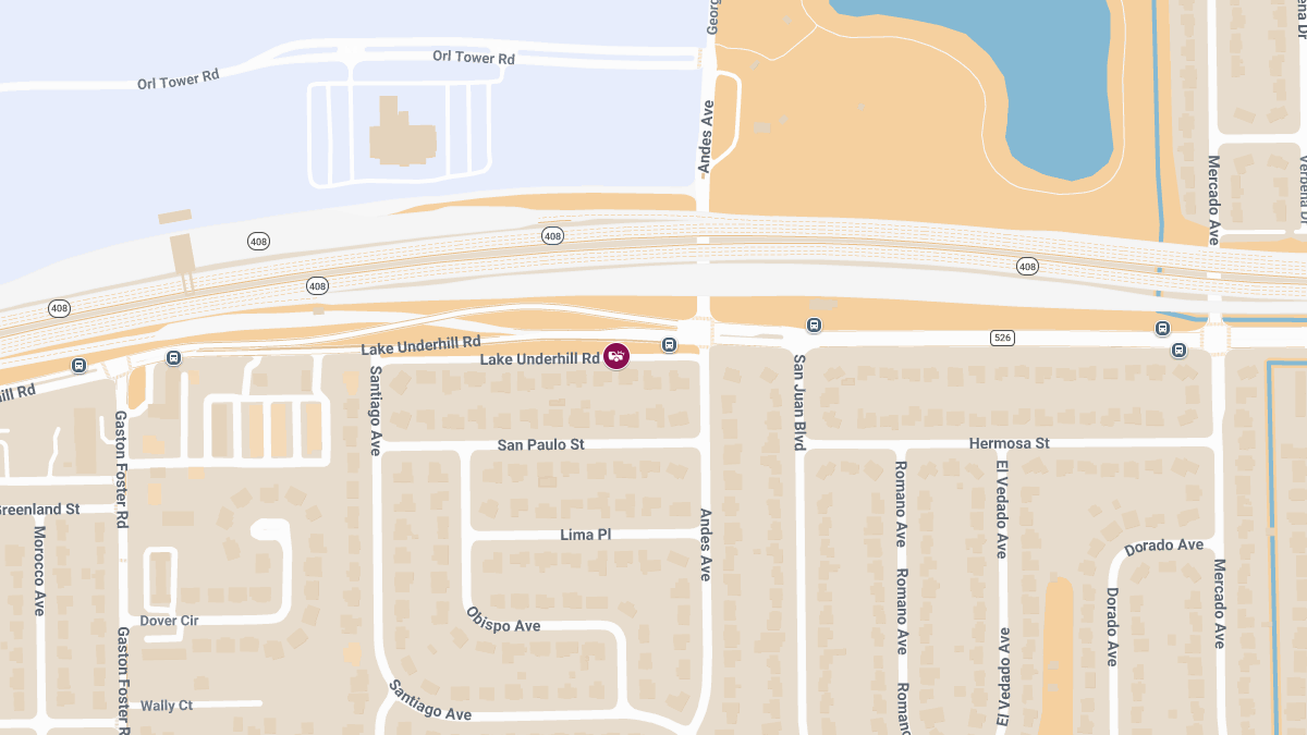 Man Injured in Crash on Lake Underhill Rd