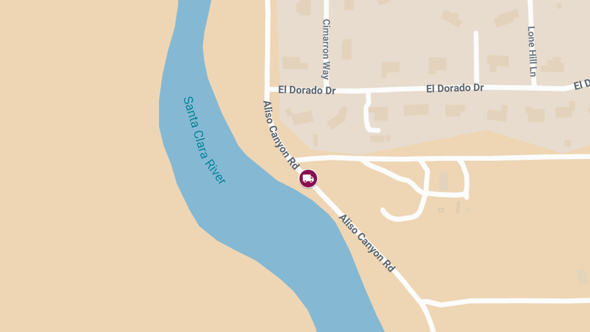 Man Killed After Being Pinned Under Truck at Aliso Canyon Rd & BP&L Rd