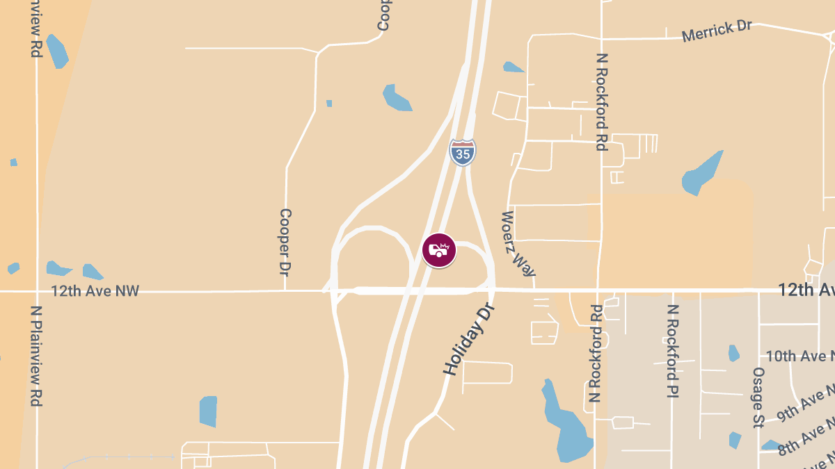 Man Killed After Pursuit Crash Near I-35 & Holiday Dr