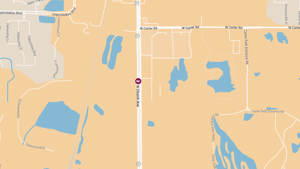 Man Killed in Crash on Church Ave Near Carter Rd