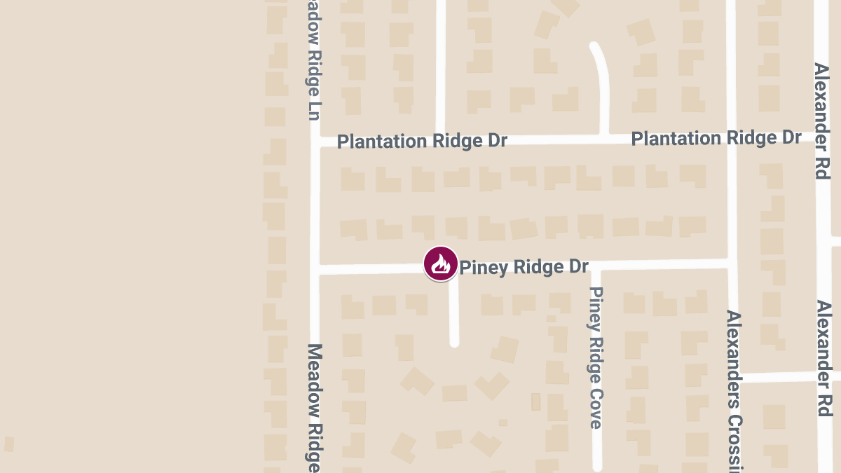 Man Killed in Overnight House Fire on Piney Ridge Dr