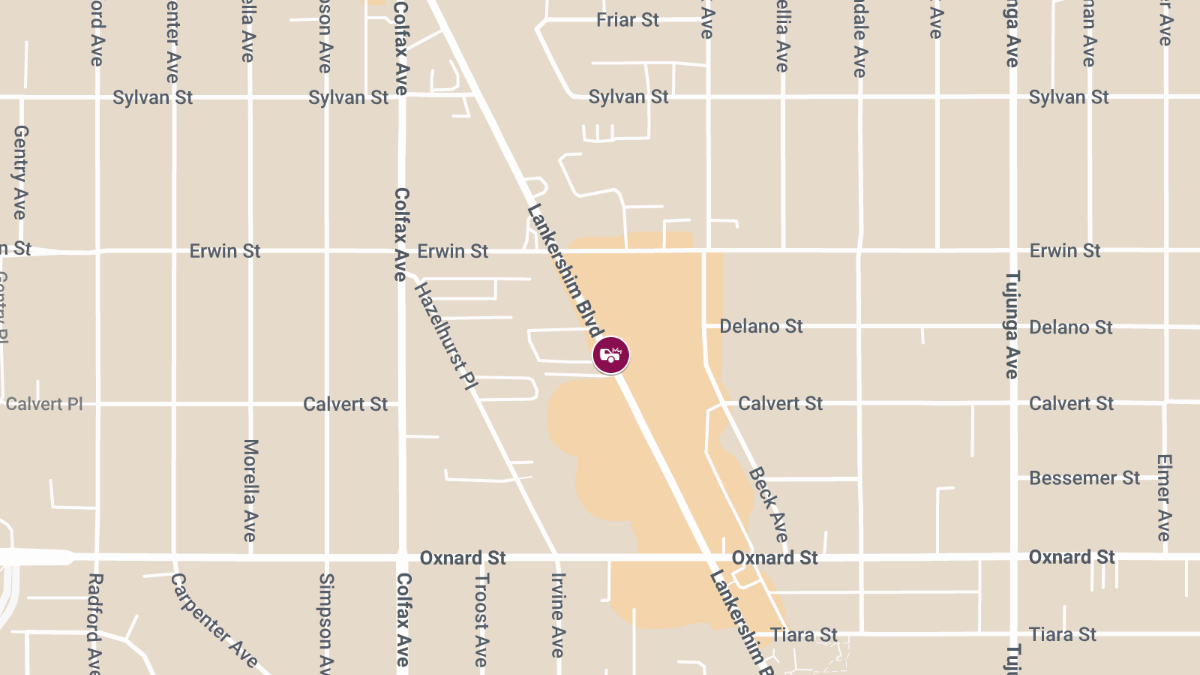 Motorcycle Accident Sends Rider to Hospital on Lankershim Blvd