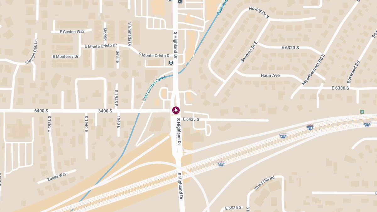 Motorcycle Crash with Injuries at Highland Dr & 6400 South