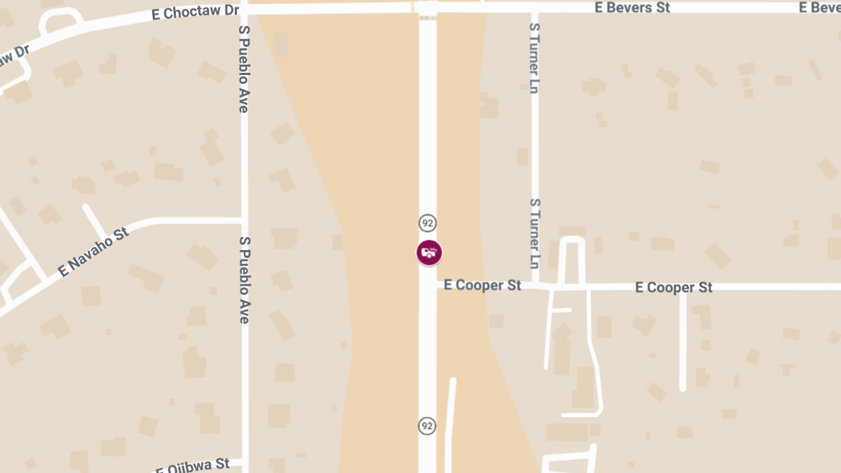 Motorcycle Crash with Semi-Truck on SR 92 near Cooper St