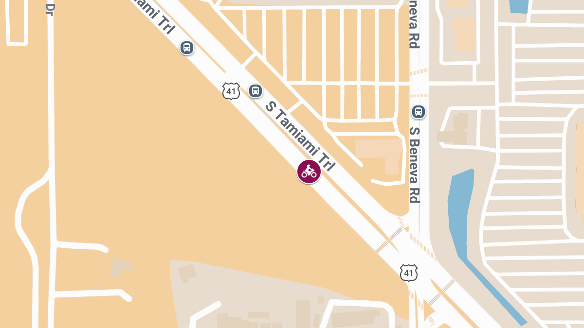 Motorcycle Hit-and-Run Injures Man Near Tamiami Trail