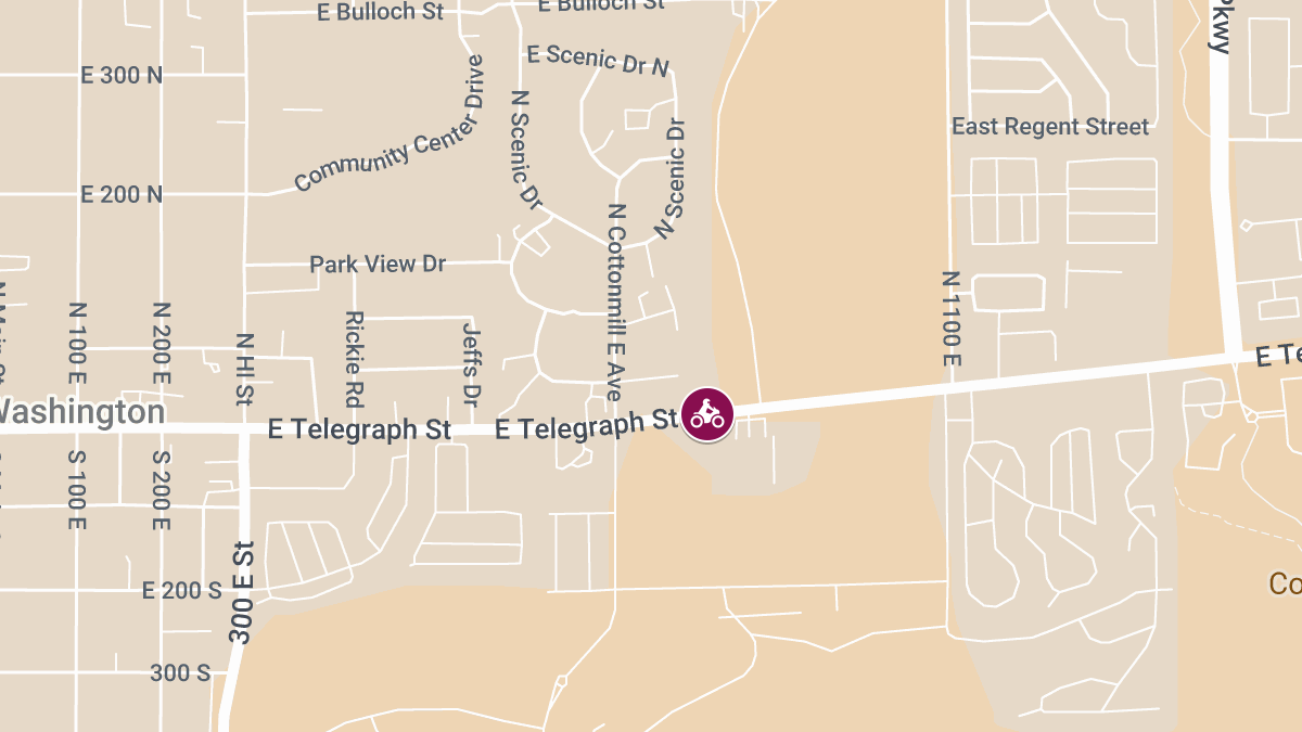 Motorcyclist Injured in Crash with Vehicle on E Telegraph St