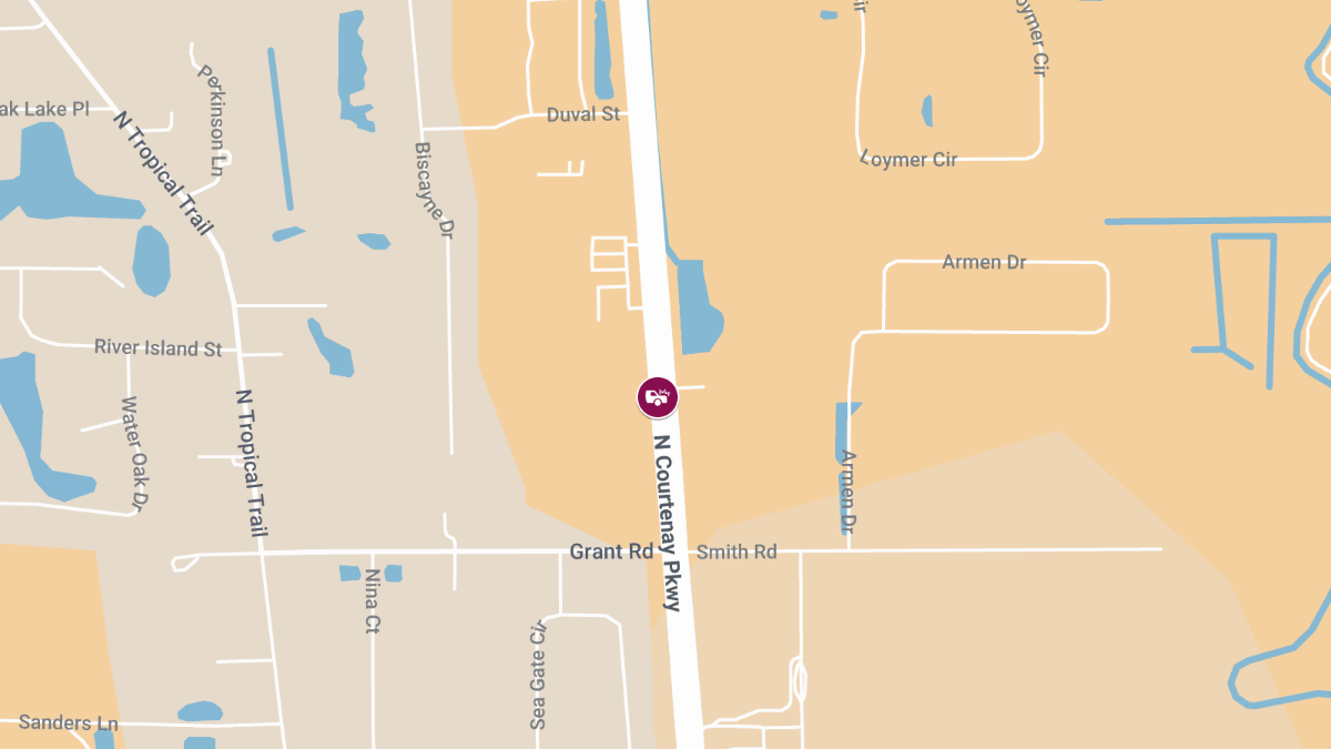 Motorcyclist Killed in Crash on Courtenay Pkwy near Duval St