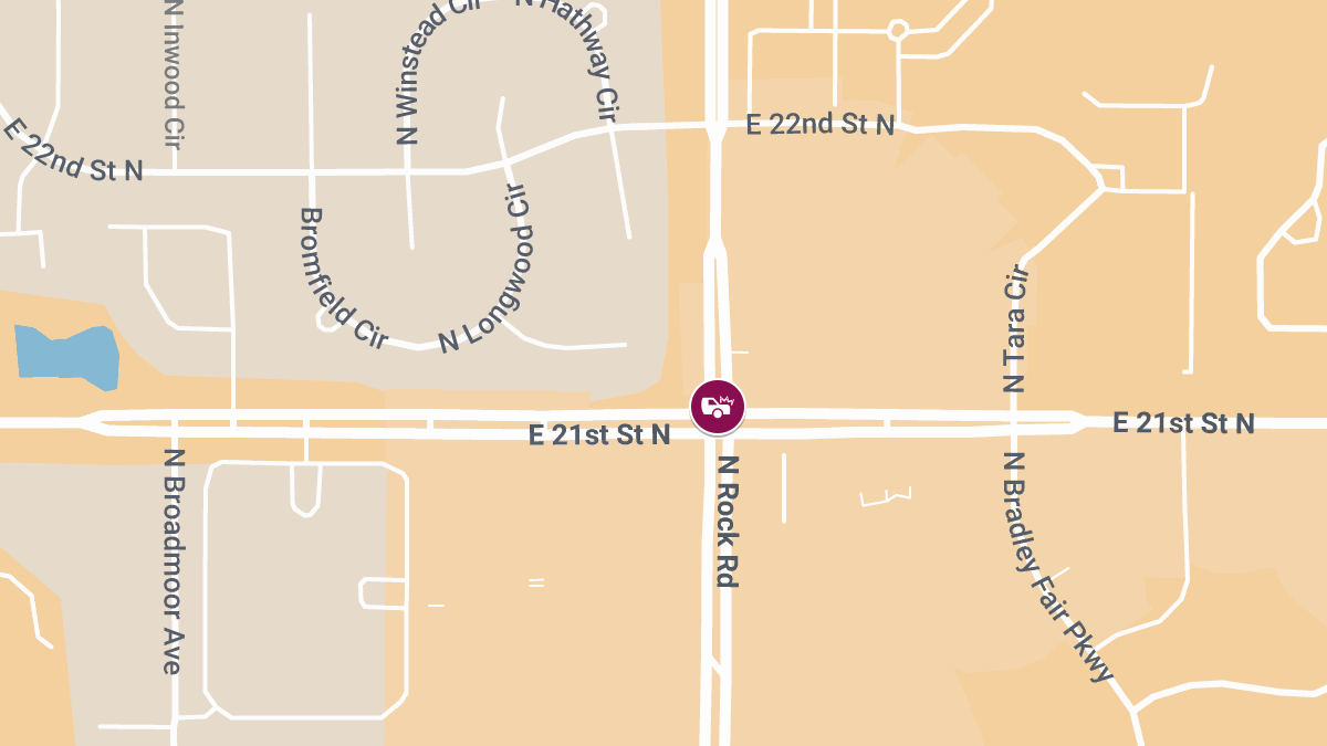 Multi-Vehicle Accident With Injuries Reported at 21st St N & Rock Rd