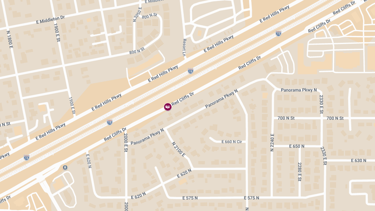 Multi-Vehicle Accident With Injuries on 1950 E Red Cliffs Dr Near Wells Fargo