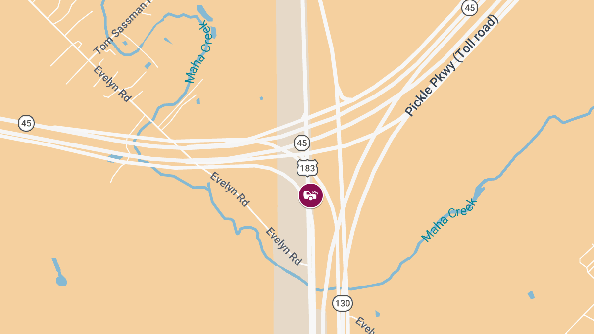 Multi-Vehicle Collision With Injuries on S US 183 Hwy SB