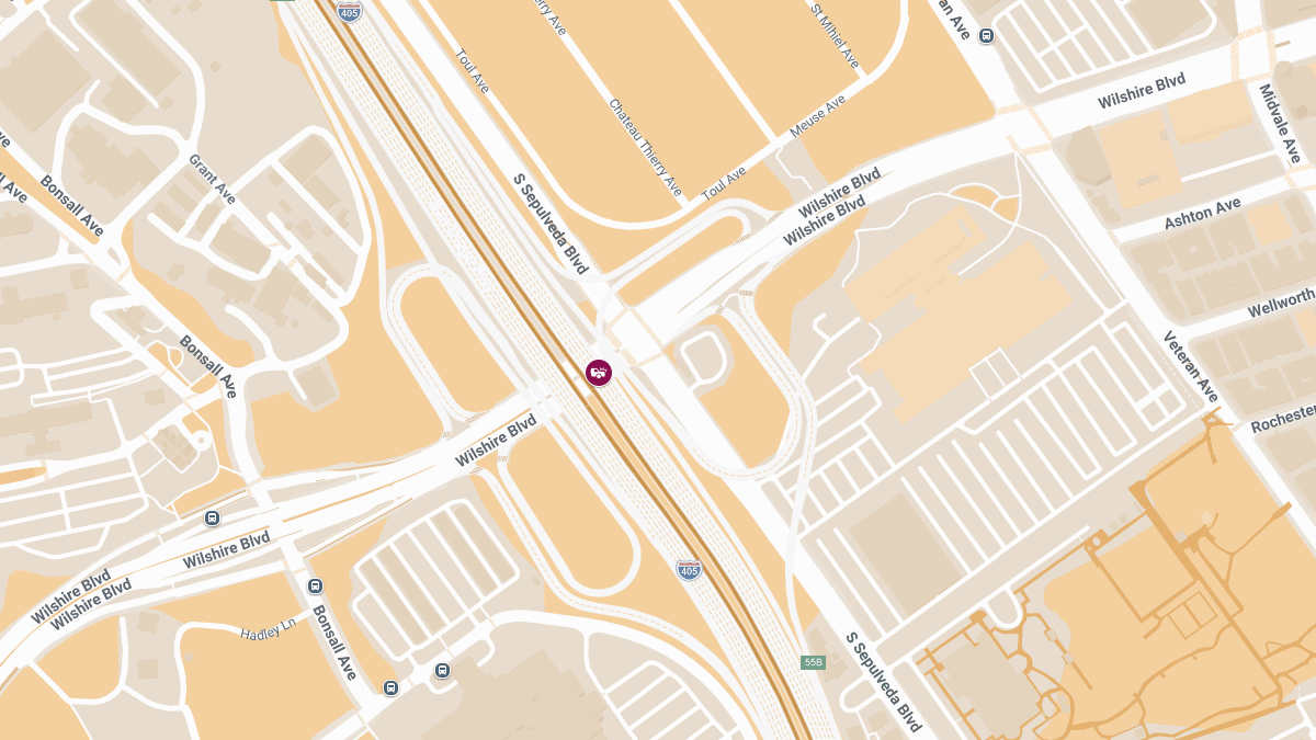 Multi-Vehicle Crash With Injuries on I-405 at Wilshire Blvd Off-Ramp