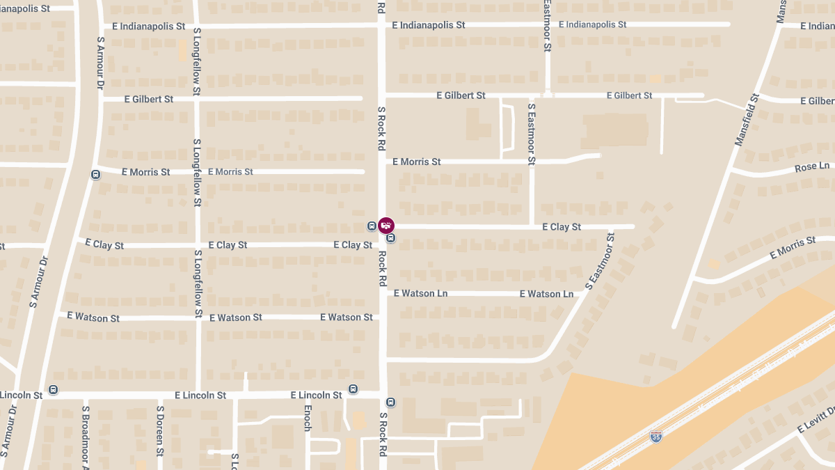 Multi-Vehicle Crash with Injuries at Rock Rd & E Clay St