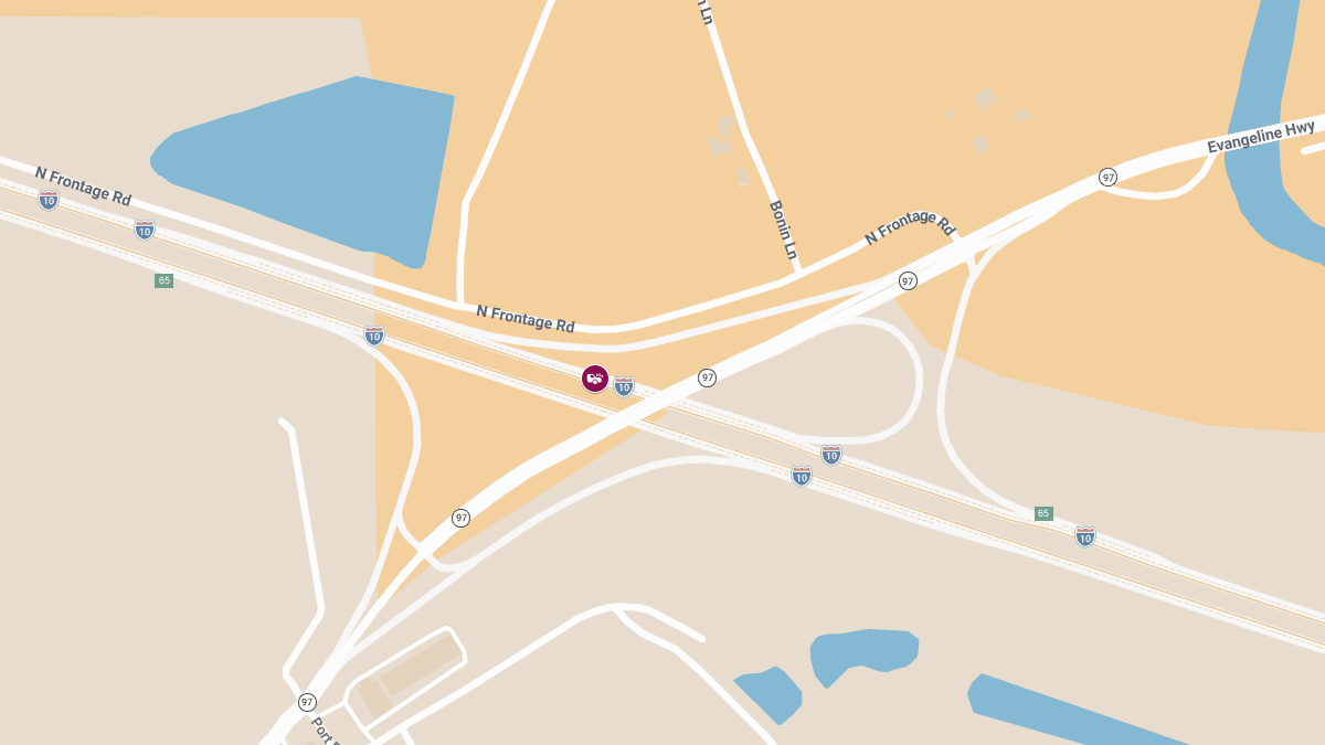 Multi-Vehicle Crashes on I-10W Near LA-97 Leave 4 Injured