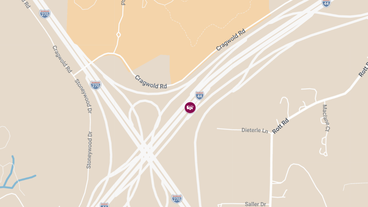 Multi-Vehicle Injury Crash on I-44 East of I-270
