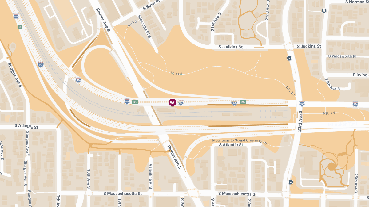 Multi-Vehicle Injury Crash on I-90 Near Rainier Ave S