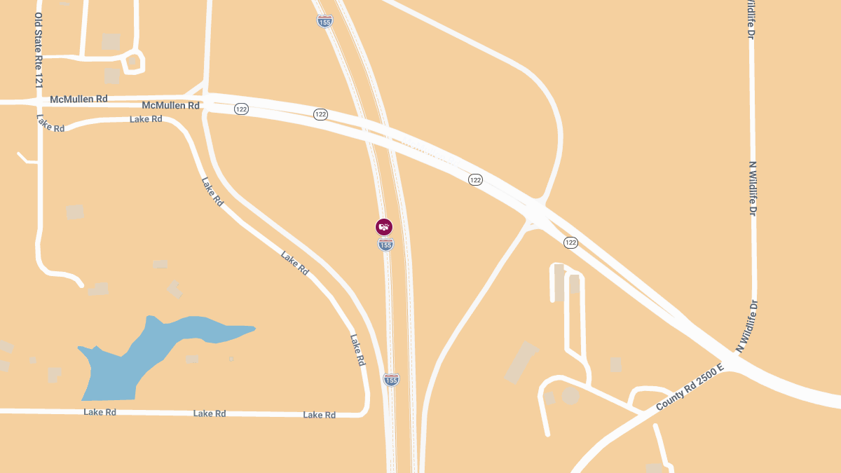 Multiple Injuries in Crash on I-155 Near Hopedale