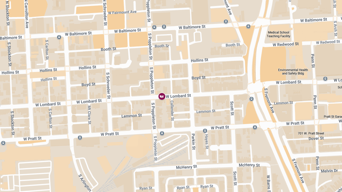 Officer Injured in Collision on W Lombard St,