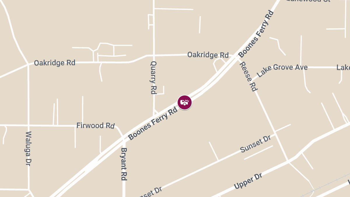 Officer Injured in Crash on Boones Ferry Rd