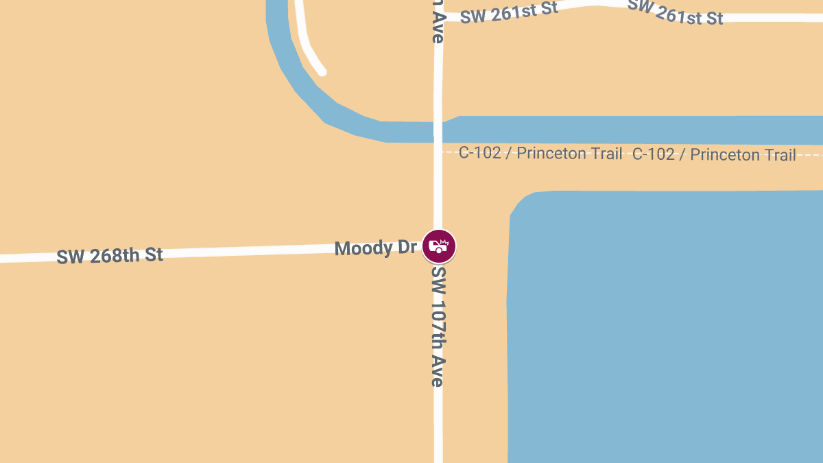 One Dead, Two Critically Injured After Vehicle Plunges Into Canal at SW 268th St & 107th Ave