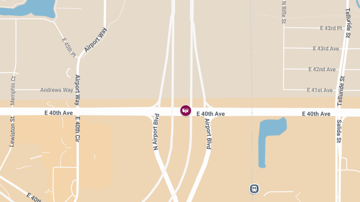 One Hospitalized After Crash on 40th Ave & Airport Blvd