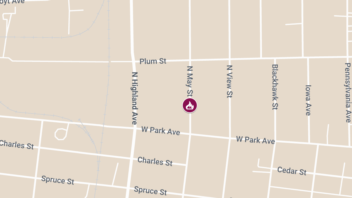 One Hospitalized After House Fire on N May St