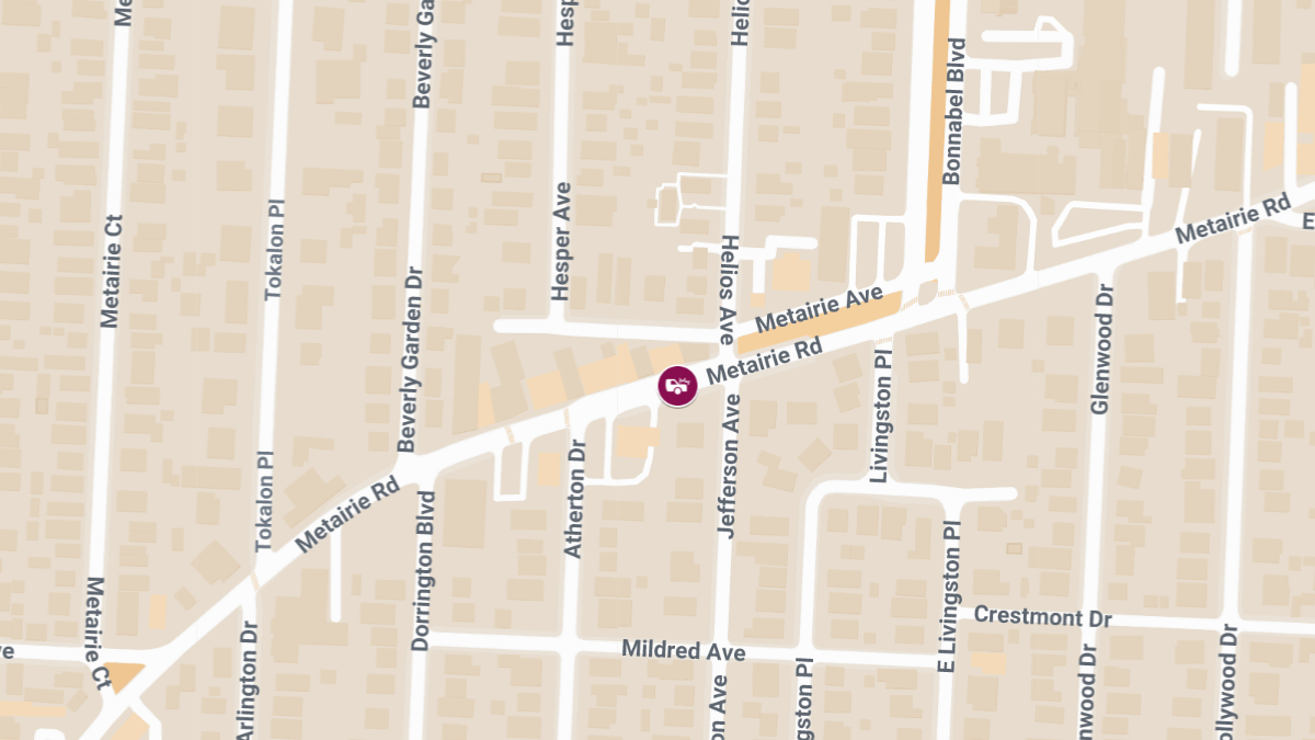 One Injured After Train Hits Vehicle at Metairie Rd Crossing