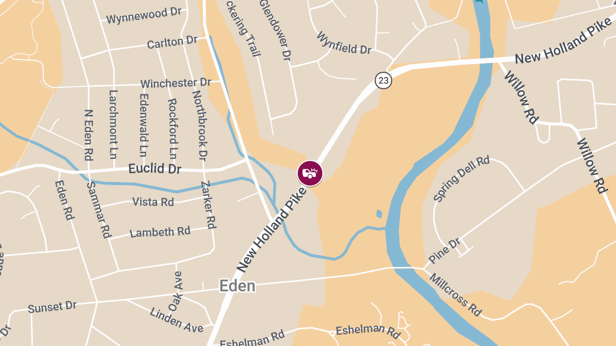 One Injured in Vehicle Crash Near New Holland Pike in Manheim Township