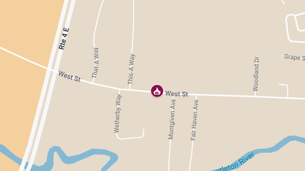 One Person Airlifted After First-Floor Fire Near W St