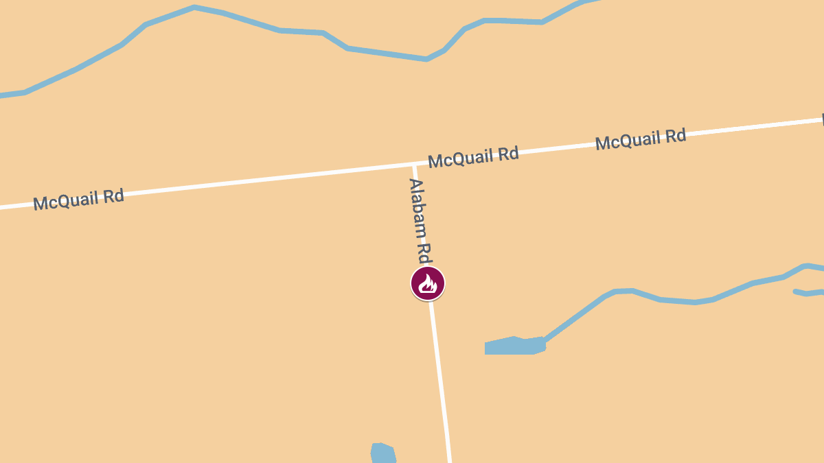 One Person Injured in Outbuilding Fire on Alabam Rd