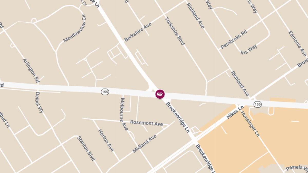 One Trapped After Collision at Taylorsville Rd & Breckenridge Ln