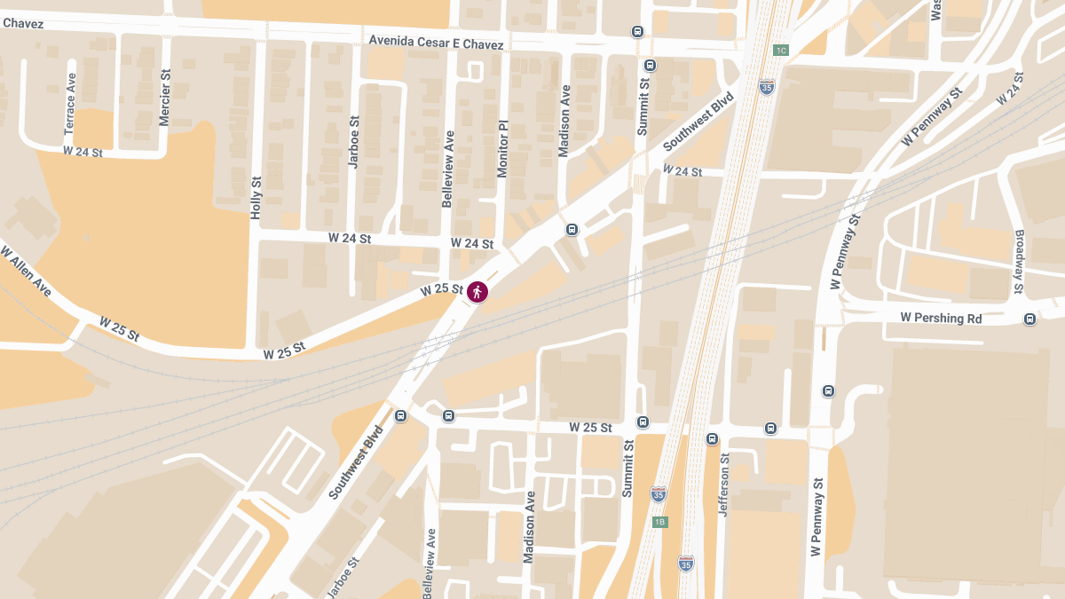Pedestrian Accident Leaves Woman Injured at W 25th St & Southwest Blvd
