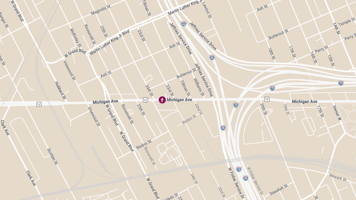 Pedestrian Accident With Injuries Near Michigan Ave