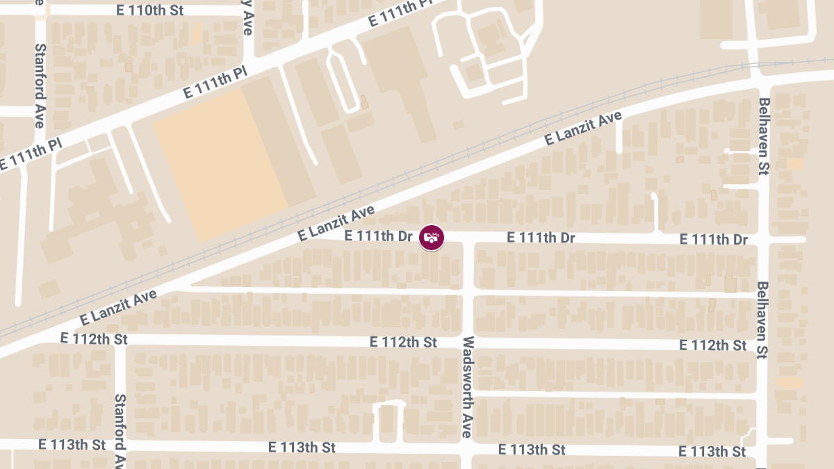 Pedestrian Accident With Injuries Reported on E 111th Dr