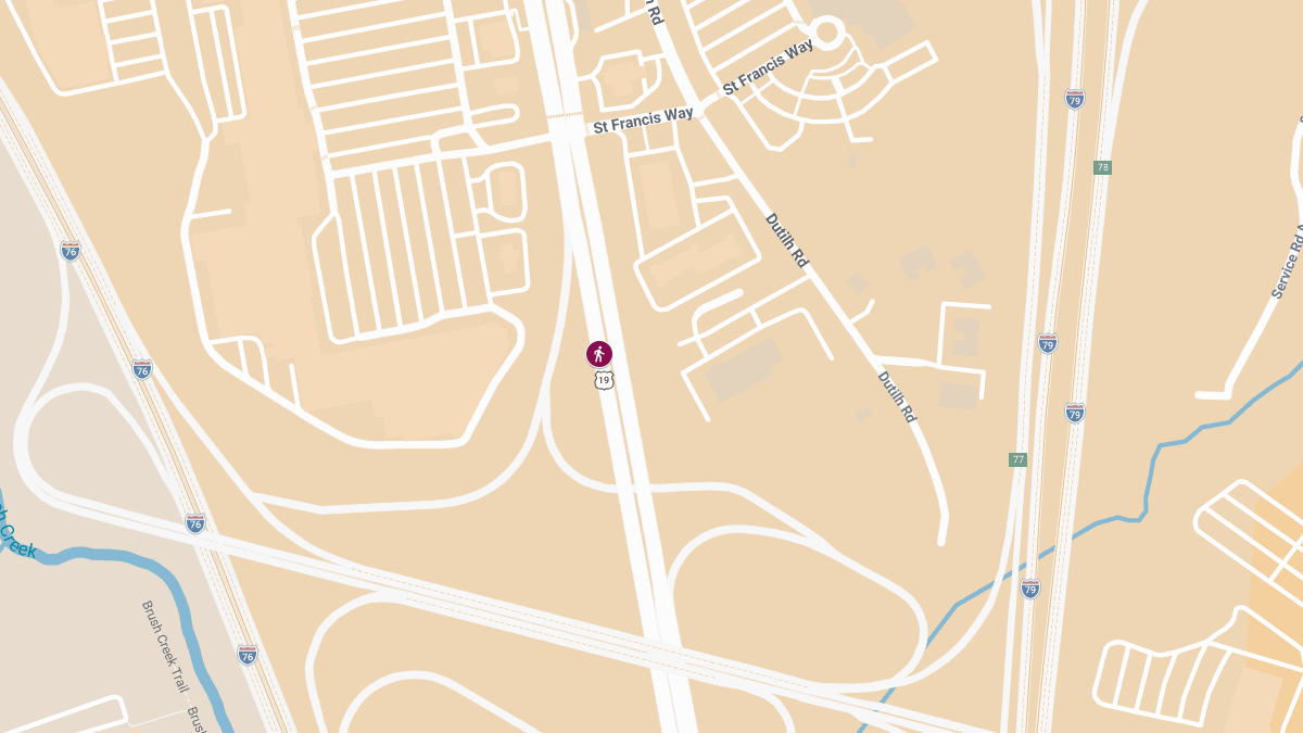 Pedestrian Accident at Five Below on Rt 19 Results in Injuries