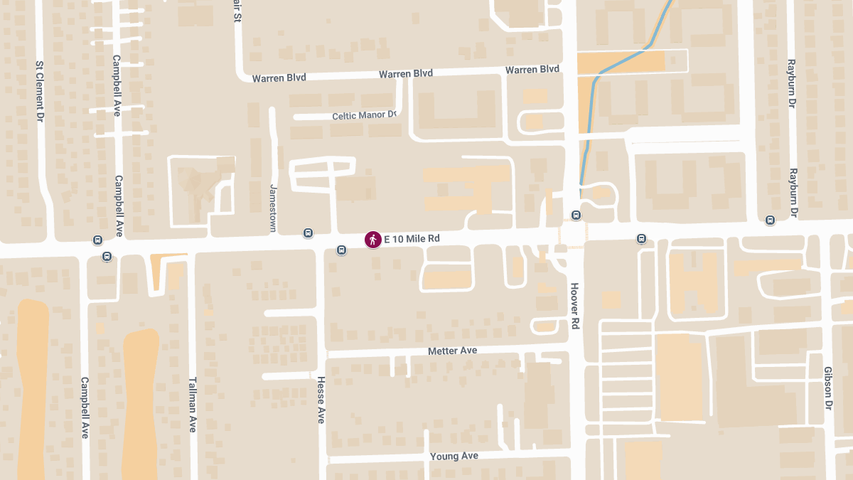 Pedestrian Collision With Injuries Reported Near E 10 Mile Rd