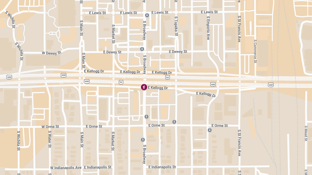 Pedestrian Critically Injured in Crash at Kellogg & Broadway