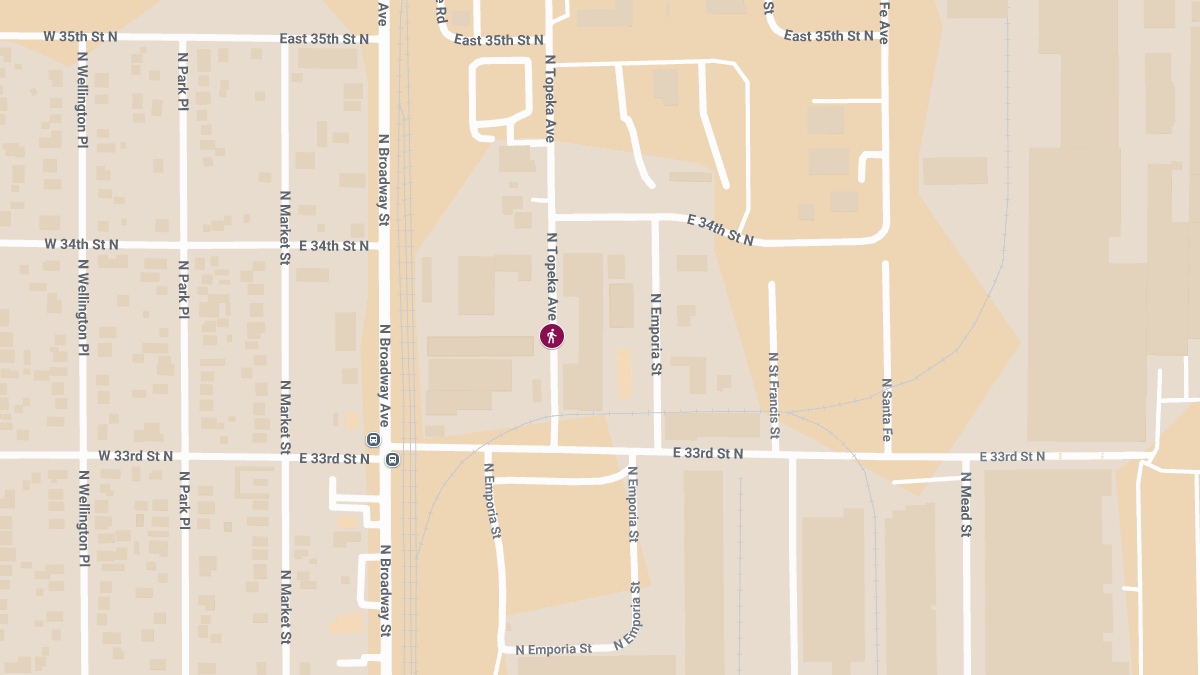 Pedestrian Critically Injured on N Topeka St Near Third
