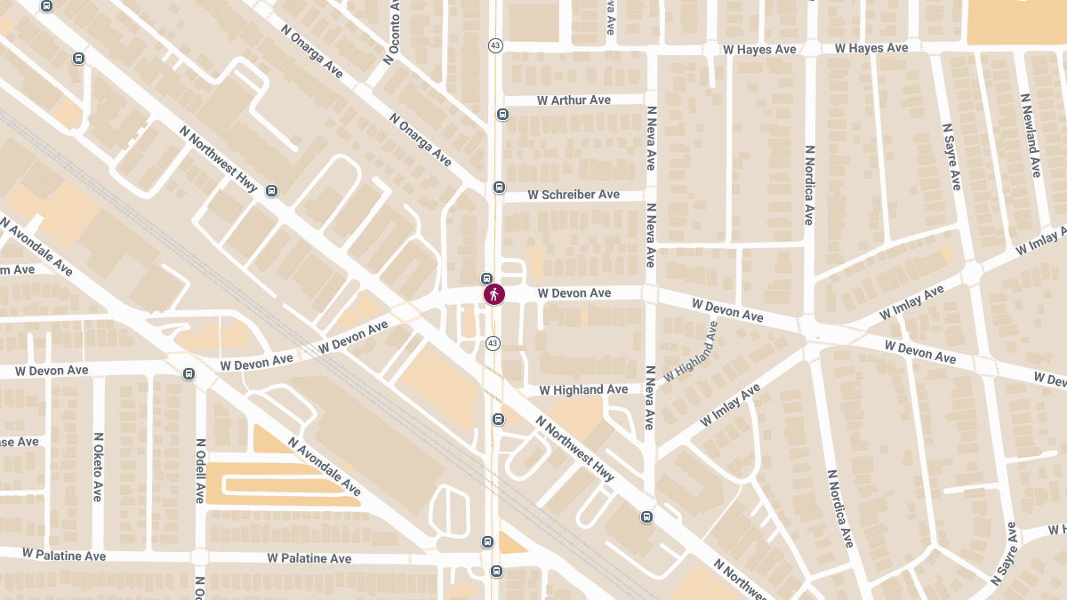 Pedestrian Injured at Harlem Ave & Devon Ave