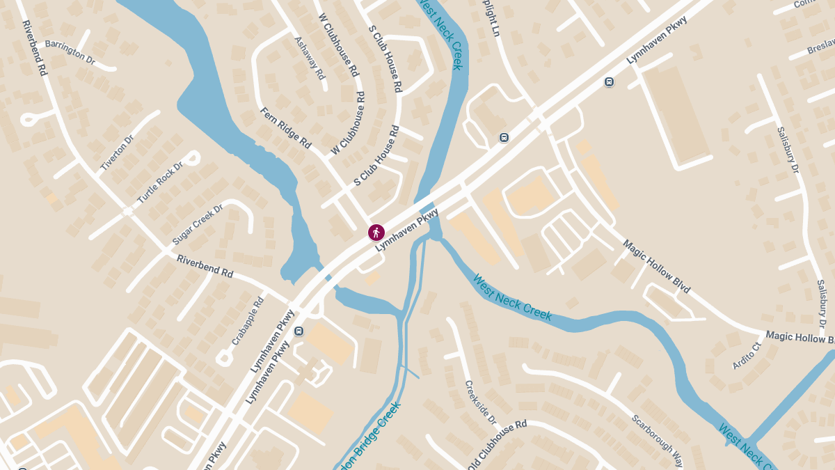 Pedestrian Injured at Lynnhaven Pkwy & Fernwood Rd