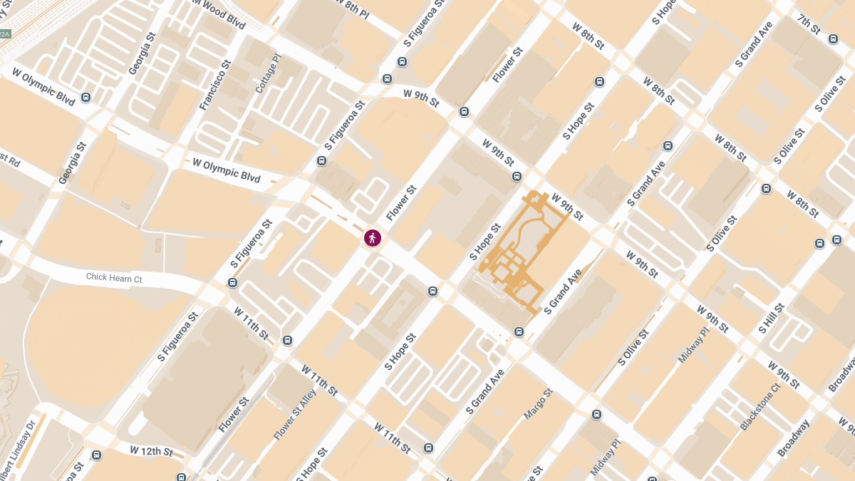 Pedestrian Injured at Olympic Blvd & Flower St