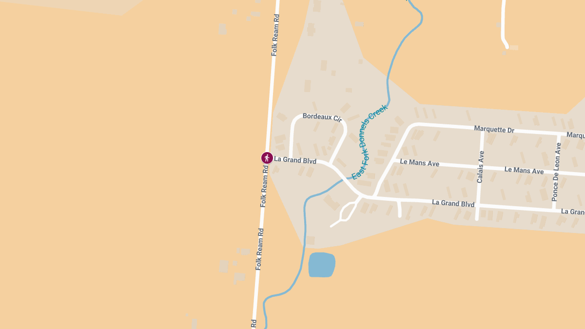 Pedestrian Injured in Accident at Folk Ream Rd & La Grand Blvd