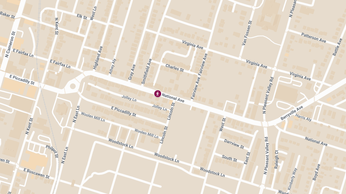 Pedestrian Injured in Accident at National Ave