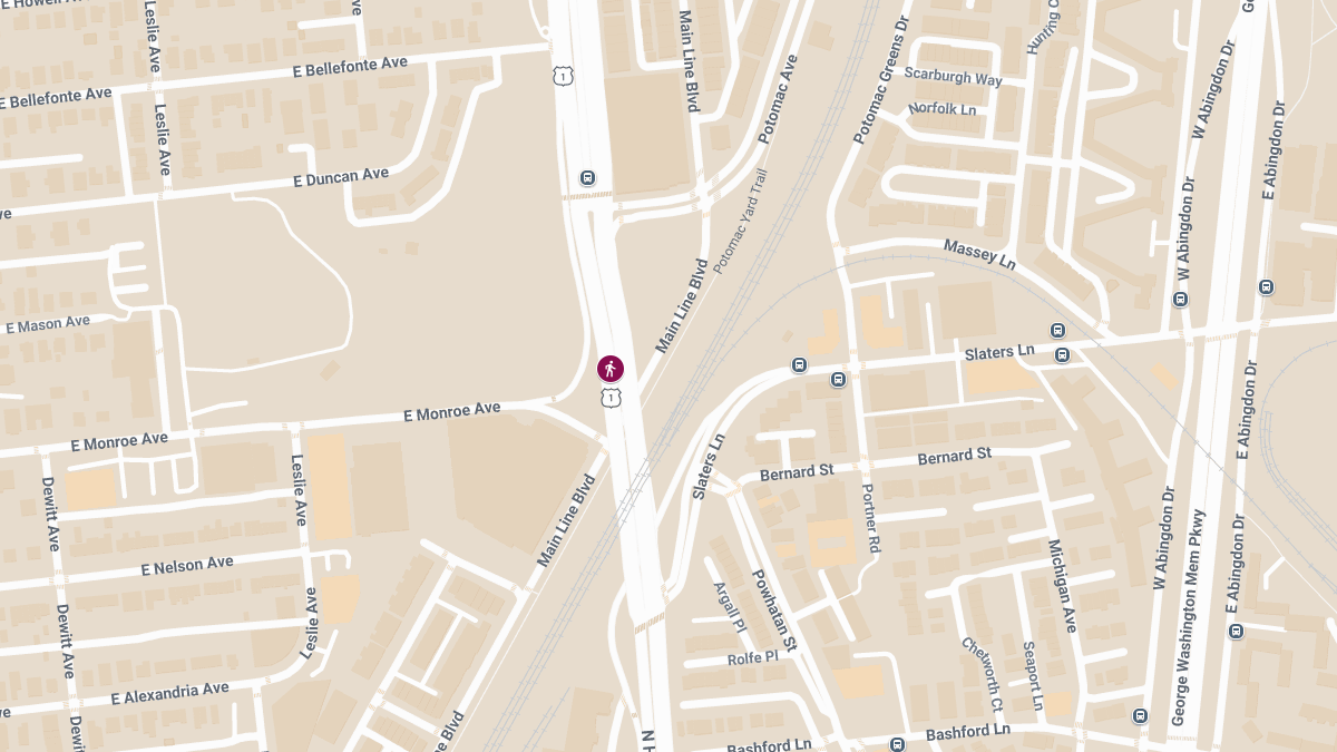 Pedestrian Injured in Accident on Richmond Hwy