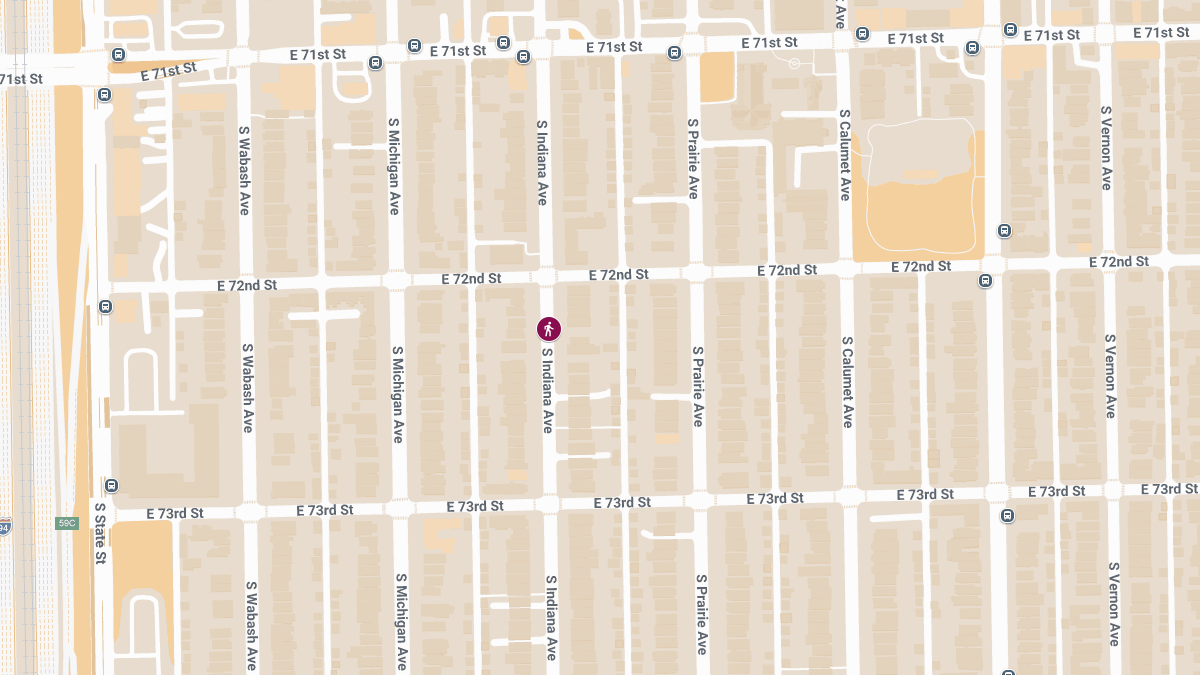 Pedestrian Injured in Accident on S Indiana Ave