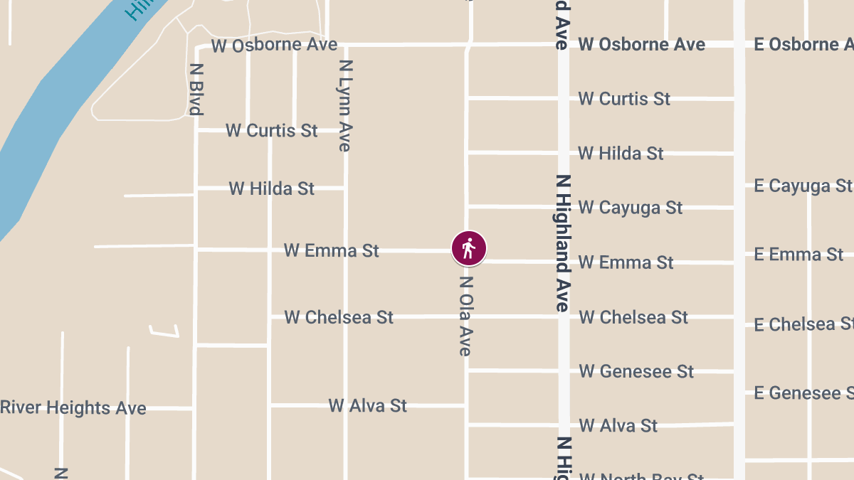 Pedestrian Injured in Collision With Vehicle Near N Ola Ave & W Berkshire