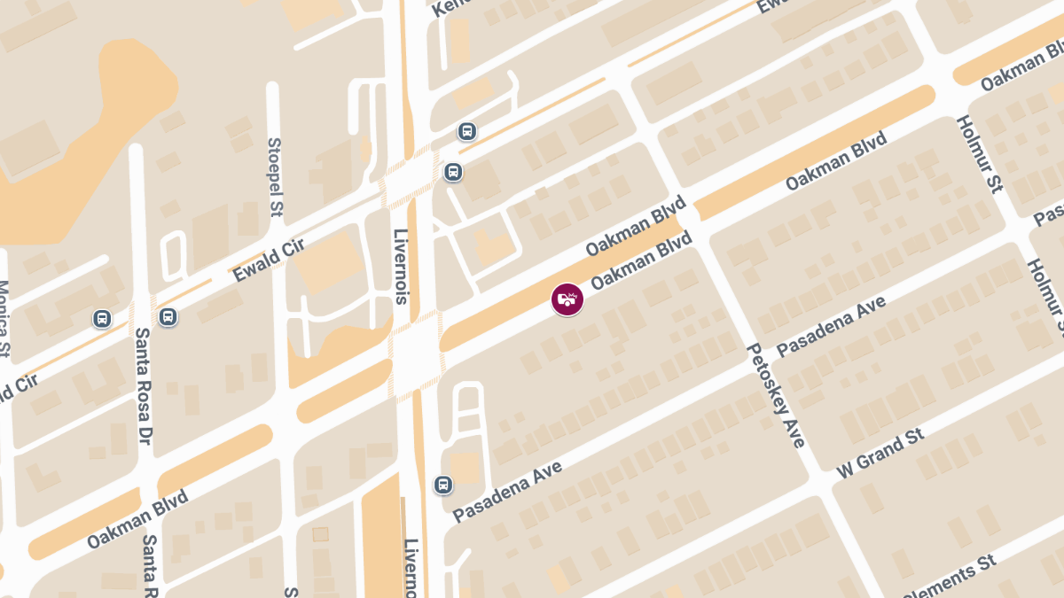 Pedestrian Injured in Collision on Oakman Blvd