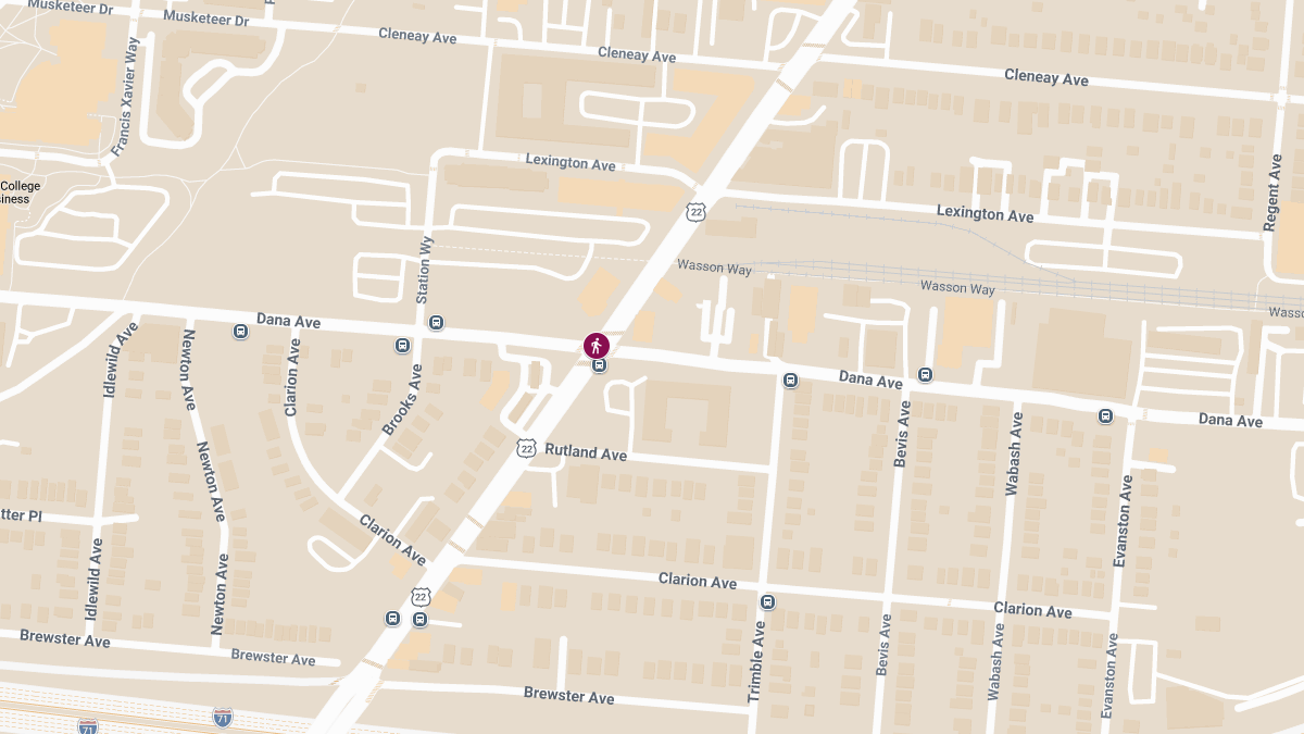 Pedestrian Injured in Crash at Dana Ave & Montgomery Rd